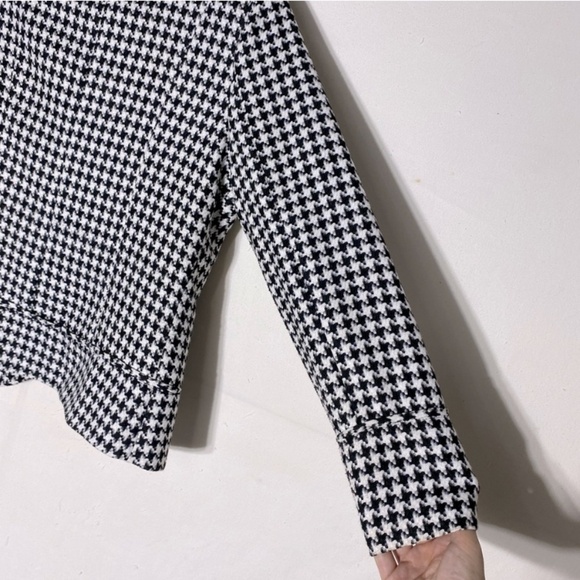 Vitrin Design Black & White Houndstooth Blazer Jacket M - Picture 14 of 15